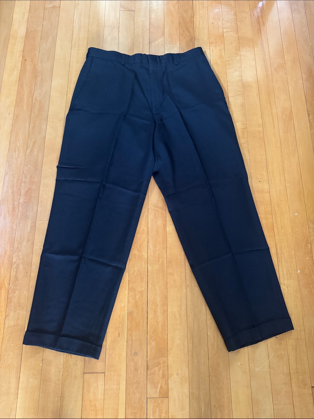 Slates Classic Men's Black Dress Pants men’s 36x30